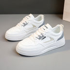 Damen modische Sneakers mit stoßdämpfender Sohle und eleganter Schnürung R&B