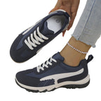 Damen sportliche Sneaker mit rutschfester Sohle und atmungsaktivem Obermaterial R&B