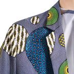 Damen Blazer im einzigartigen afrikanischen Muster mit modernem Schnitt