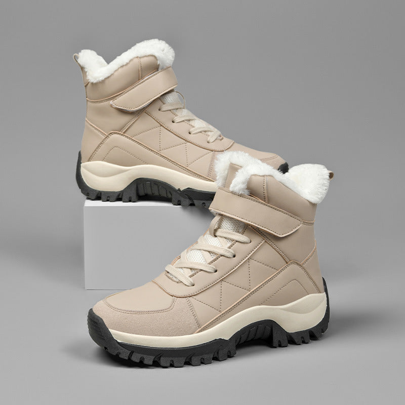 Damen Winterboots mit warmem Kunstfellfutter und rutschfester Sohle R&B