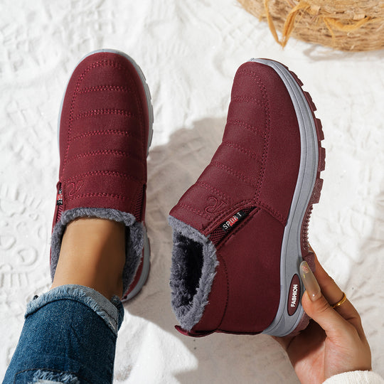 Damen Gemütliche Warmfutter-Stiefel im modernen Design R&B