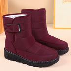 Damen Isolierte Winterstiefel mit praktischem Klettverschluss R&B