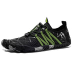 Damen Aqua-Laufschuhe mit flexiblem Schnellschnürsystem und rutschfester Sohle