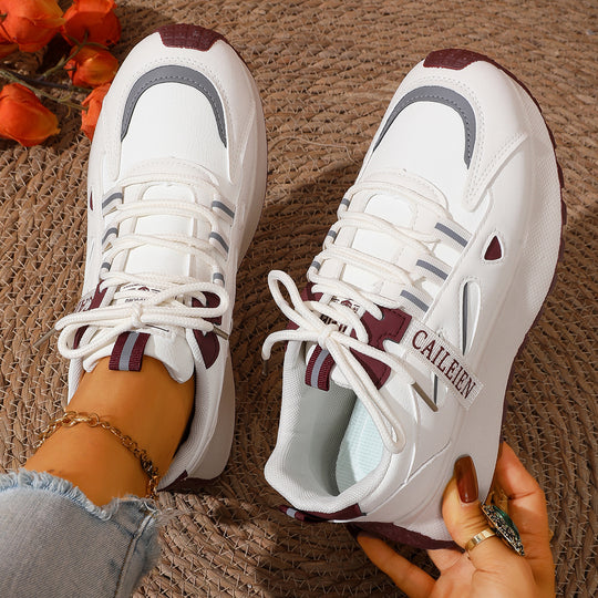 Damen Sportliche Sneaker mit atmungsaktiven Einsätzen R&B