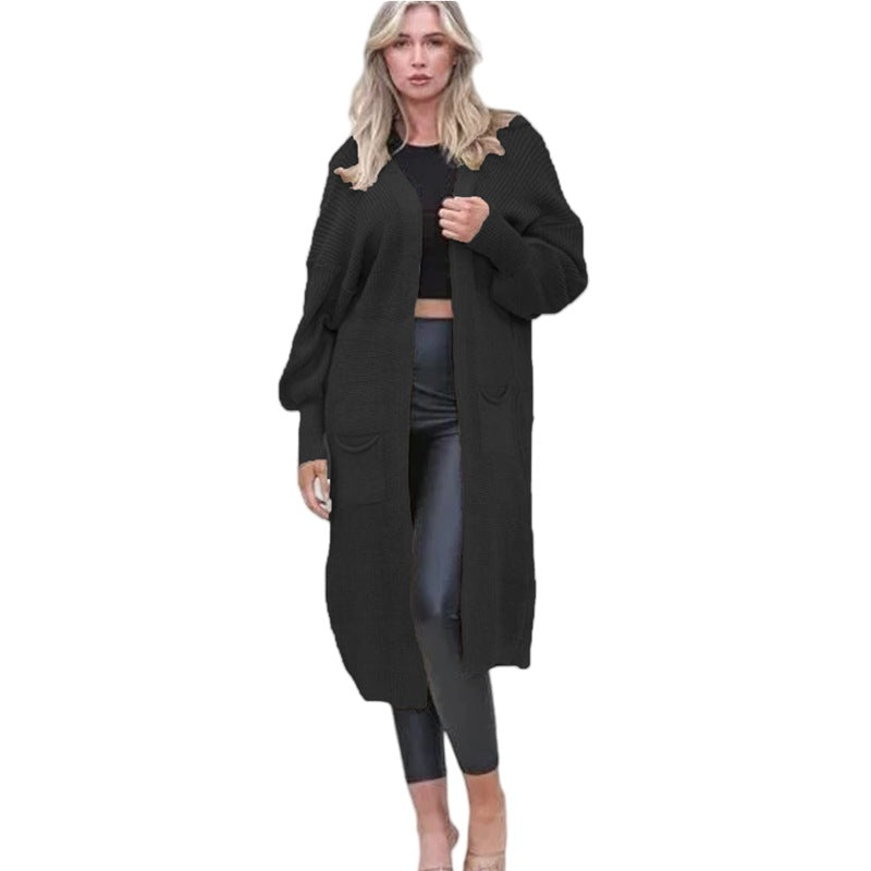 Damen Grobstrickcardigan mit tiefen Taschen und lässiger Passform R&B