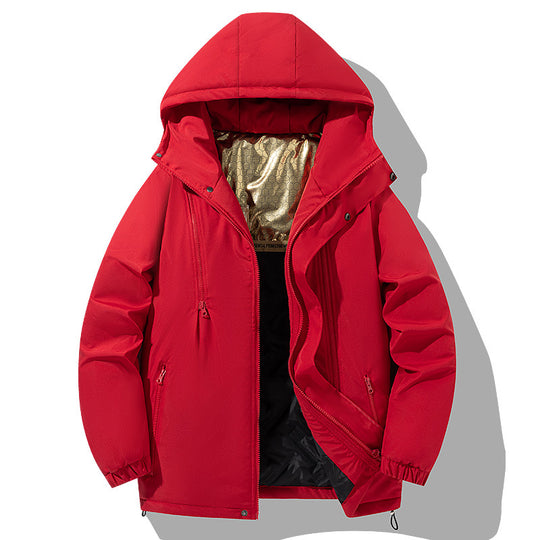Damen winterliche Outdoor-Jacke mit thermoregulierendem Innenfutter und praktischen Taschen R&B