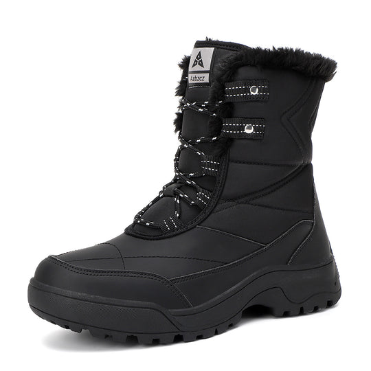 Damen isolierte Winterstiefel mit rutschfester Sohle und weichem Innenfutter R&B