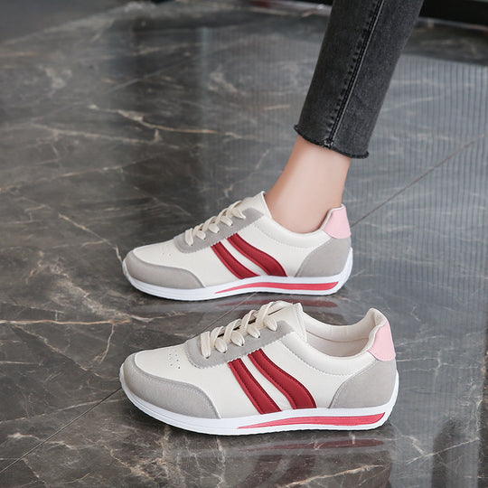 Damen Sportliche Freizeitsneakers mit atmungsaktiver Oberflächenstruktur und rutschfester Sohle R&B