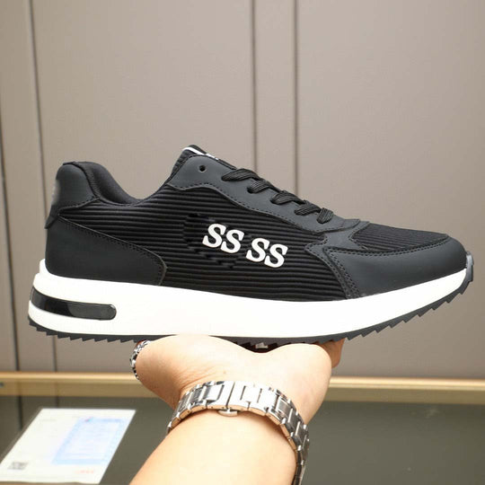 Damen Sportliche Sneakers mit atmungsaktiver Textil-Oberfläche und stoßdämpfender Sohle R&B