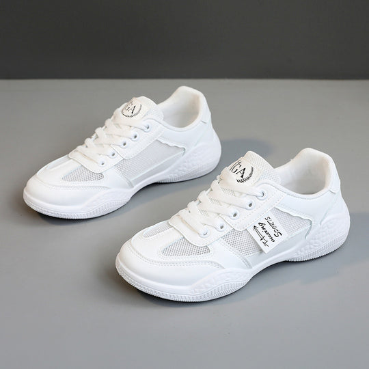 Damen Fitness Sneakers mit atmungsaktivem Mesh und flexibler Laufsohle R&B