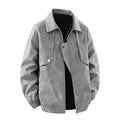 Herren modische Jacke mit multifunktionalen Reißverschlusstaschen und elastischen Bündchen R&B
