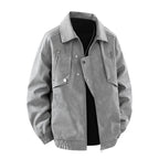 Herren modische Jacke mit multifunktionalen Reißverschlusstaschen und elastischen Bündchen R&B