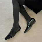 Damen Modische Loafer aus hochwertigem Leder mit elastischem Einschlupf R&B