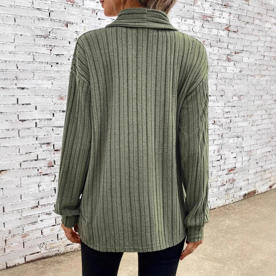 Damen gemütliche Strickjacke R&B