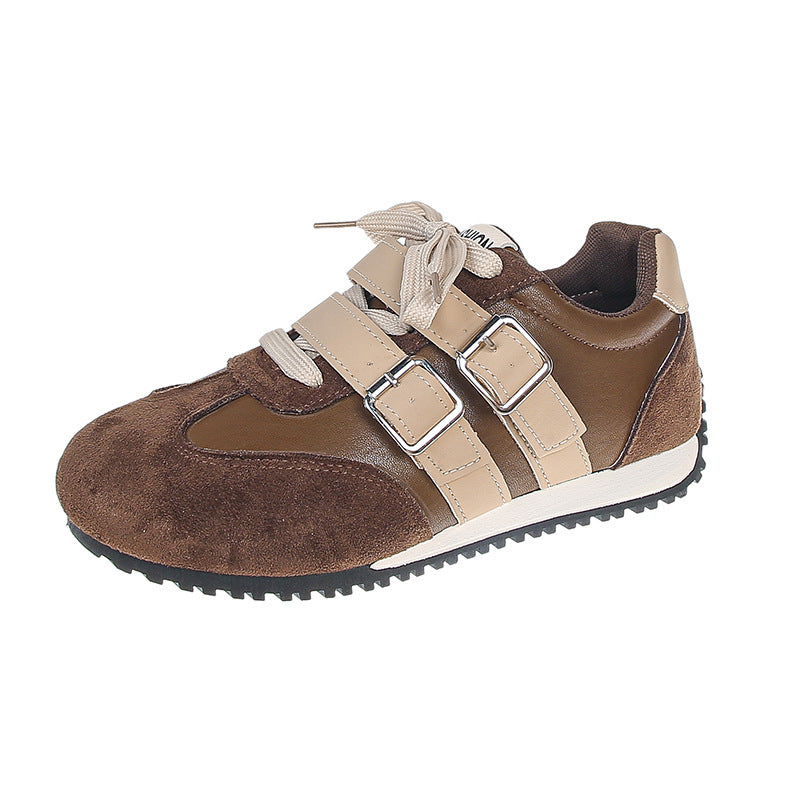 Damen modische Sneakers mit verstellbaren Riemen und komfortabler Sohle R&B