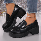 Damen Modische Loafers mit markanter Profilsohle und schickem Design R&B