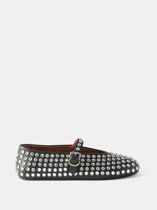 Damen modische Strass-Pantoletten mit verstellbarem Riemen R&B