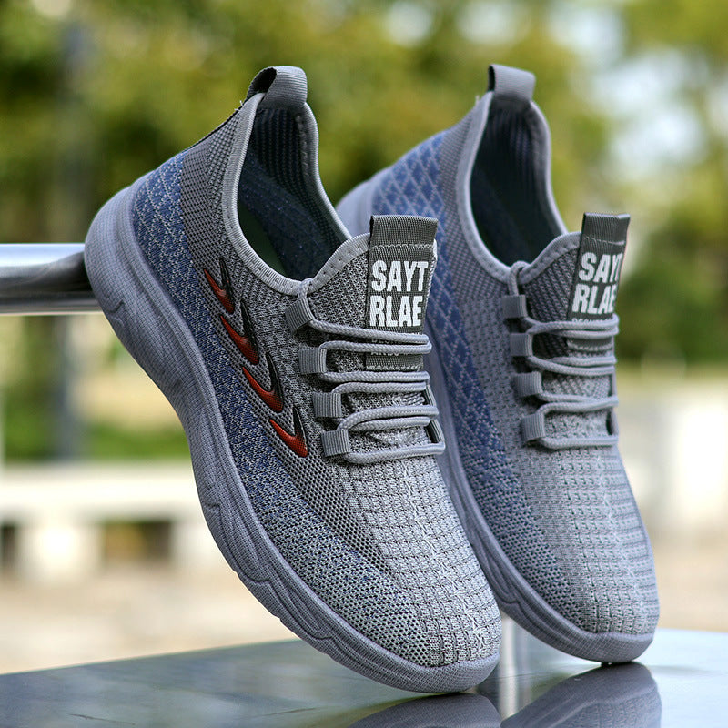 Damen Leichte Atmungsaktive Sneakers mit Elastischem Obermaterial R&B