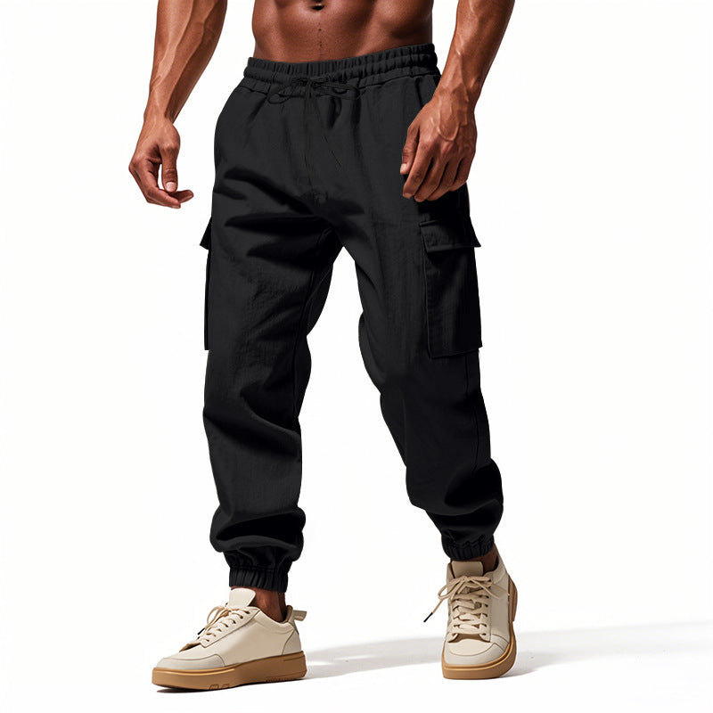 Herren Cargo-Hose mit elastischem Bund und praktischen Seitentaschen R&B
