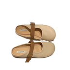 Damen elegante Mary Jane Schuhe mit verstellbarem Riemen R&B