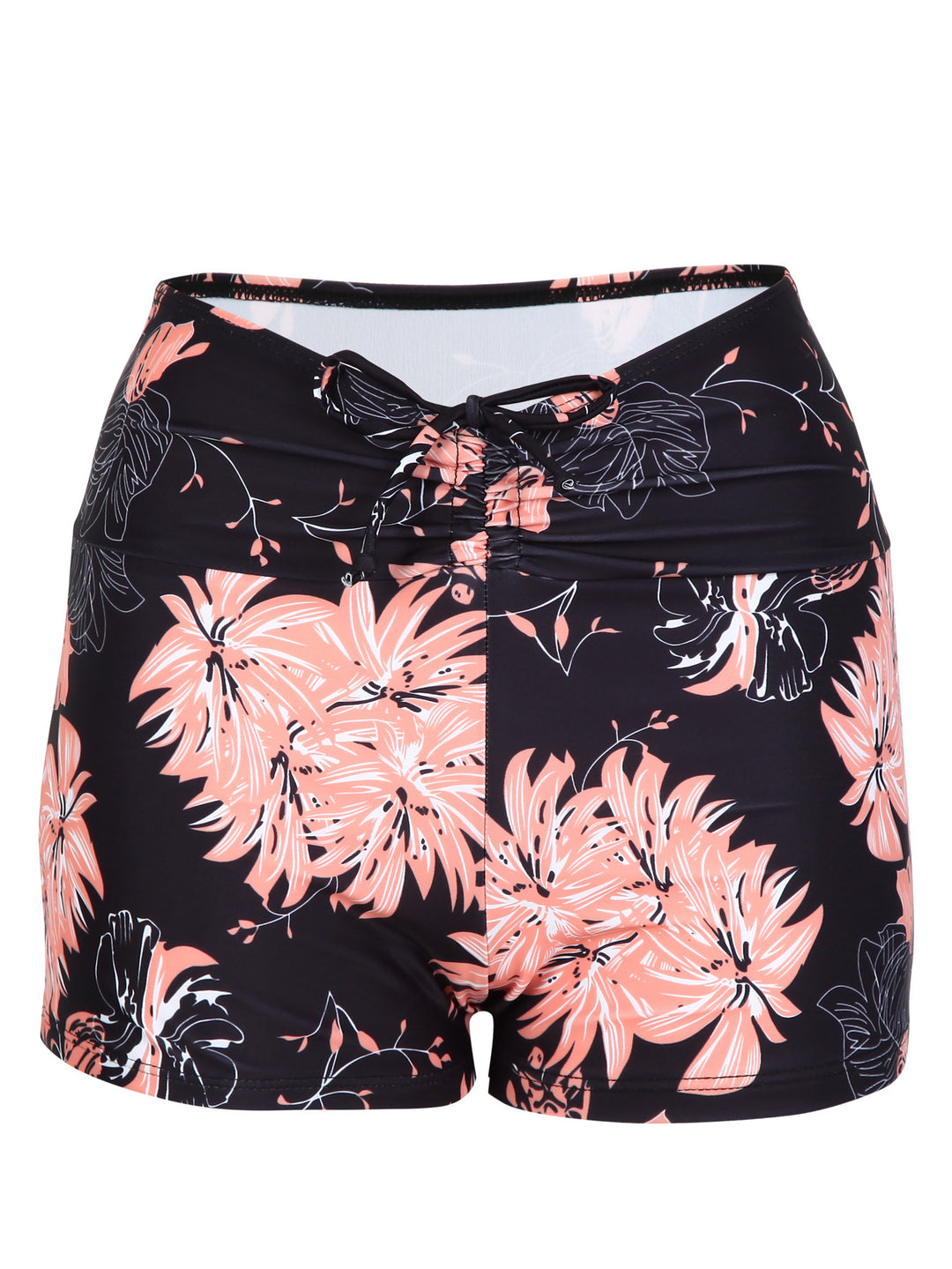 Damen Bikini-Höschen mit hohem Bund und raffinierten Rüschendetails R&B