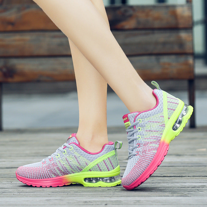 Damen modische Lauf-Sneaker mit dämpfendem Air-System