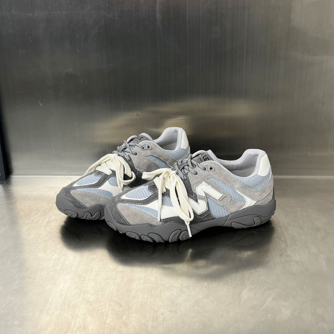 Damen Sportliche Sneakers mit atmungsaktiver Mesh-Oberfläche und robustem Sohlenprofil R&B