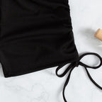 Damen Crop-Top und Shorts Set