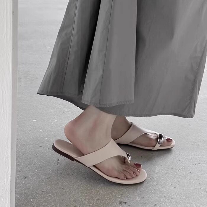 Damen Zehentrenner mit elegantem Schmuckdetail R&B