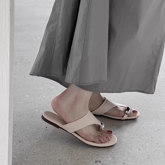 Damen Zehentrenner mit elegantem Schmuckdetail R&B
