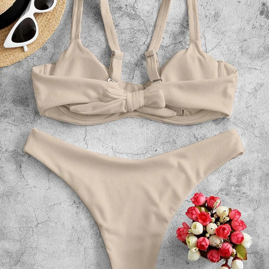 Damen High-Waisted Bikini Set R&B