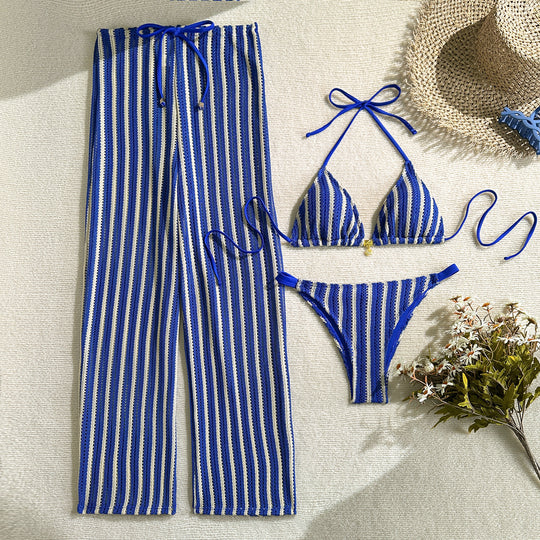 Damen Triangel-Bikini mit lässiger Hose R&B