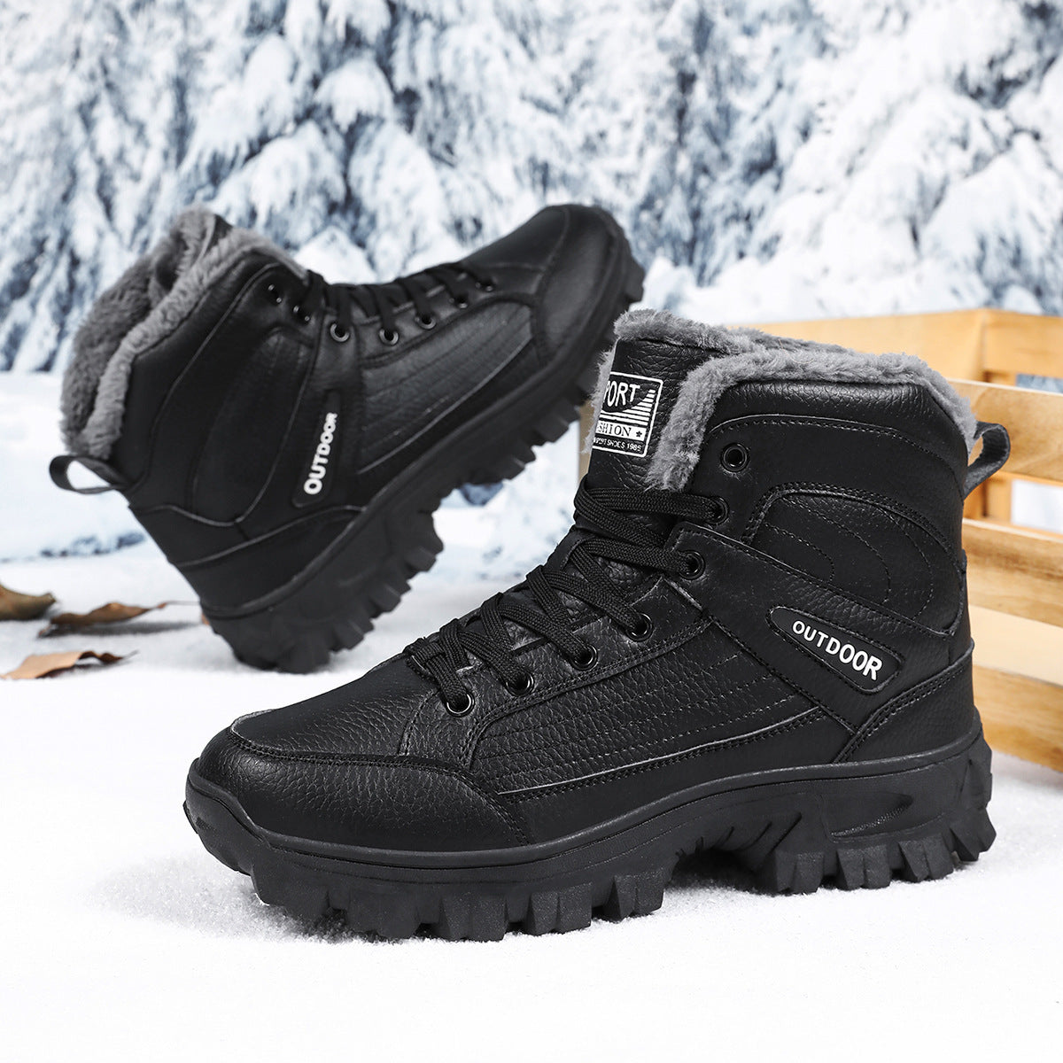 Damen Multifunktionale Winterstiefel mit isolierendem Innenfutter und rutschfester Sohle