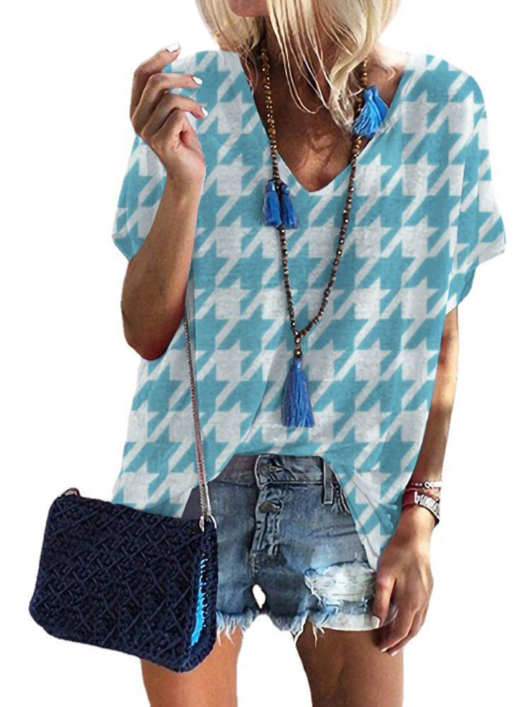 Damen Blütenmuster Sommerbluse R&B