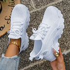 Damen modische Sport Sneakers mit atmungsaktiver Mesh-Oberfläche und stabiler Dämpfung R&B