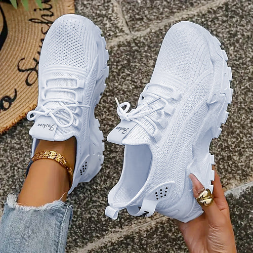 Damen modische Sport Sneakers mit atmungsaktiver Mesh-Oberfläche und stabiler Dämpfung R&B