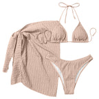 Damen Bikini-Set mit elegantem Wickeltuch R&B