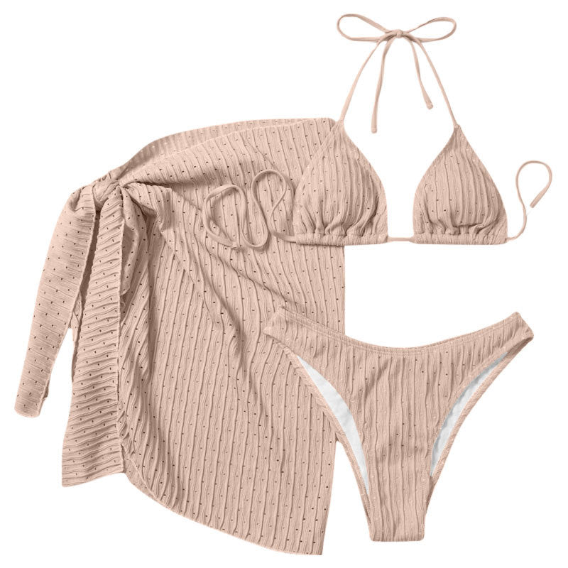 Damen Bikini-Set mit elegantem Wickeltuch R&B