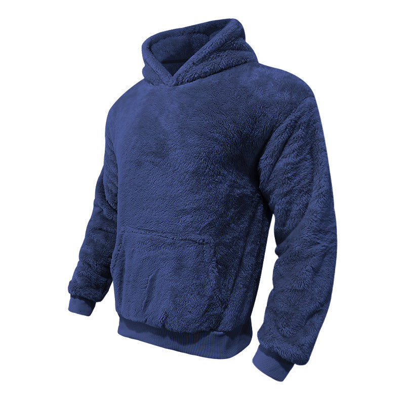 Herren kuscheliger Fleece-Hoodie R&B