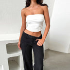 Damen Bustier-Top mit Raffungen