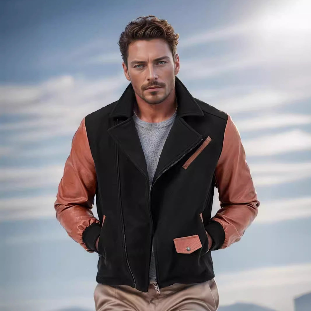 Herren stylische Winterjacke R&B