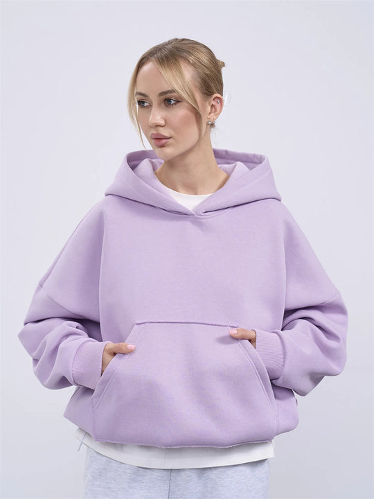 Damen oversized Kapuzenpullover R&B