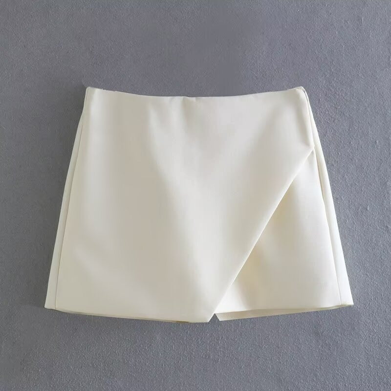 Damen modische Wickel-Shorts aus hochwertigem, elastischem Material R&B