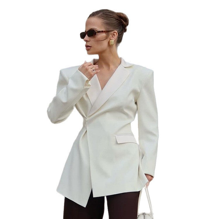 Damen Elegante taillierte Blazerjacke R&B