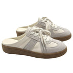 Damen Clogs mit sportlichem Schnürsystem und ergonomischem Fußbett R&B