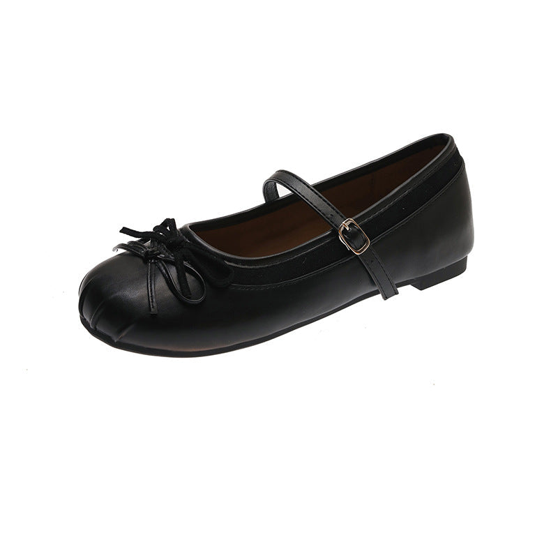 Damen Ballerinas mit elegantem Schnallen-Design und glitzerndem Obermaterial R&B