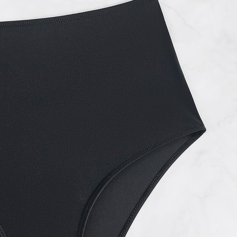 Damen Hochtaillierte Badeshort R&B
