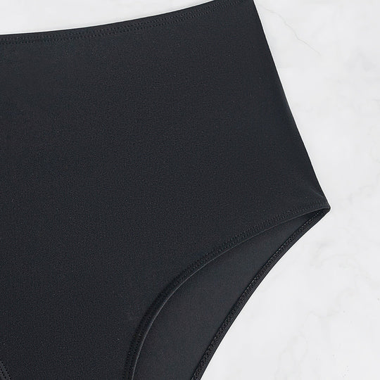 Damen Hochtaillierte Badeshort R&B