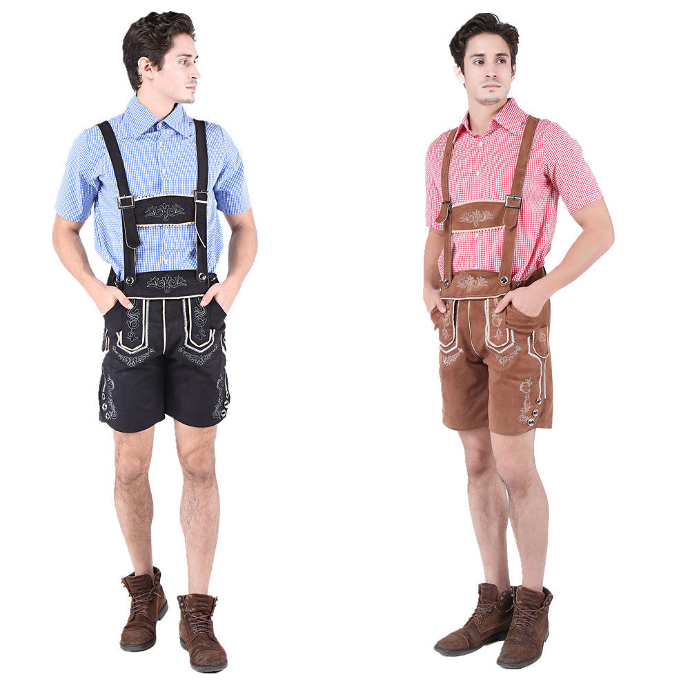 Herren Trachtenkurzanzug mit aufwendiger Stickerei R&B