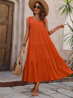 R&B | Spleißkleid mit V-Ausschnitt